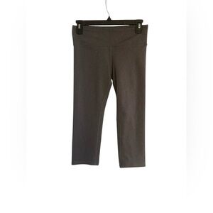 Alo Yoga Crop Leggings Dark Gray Size Small